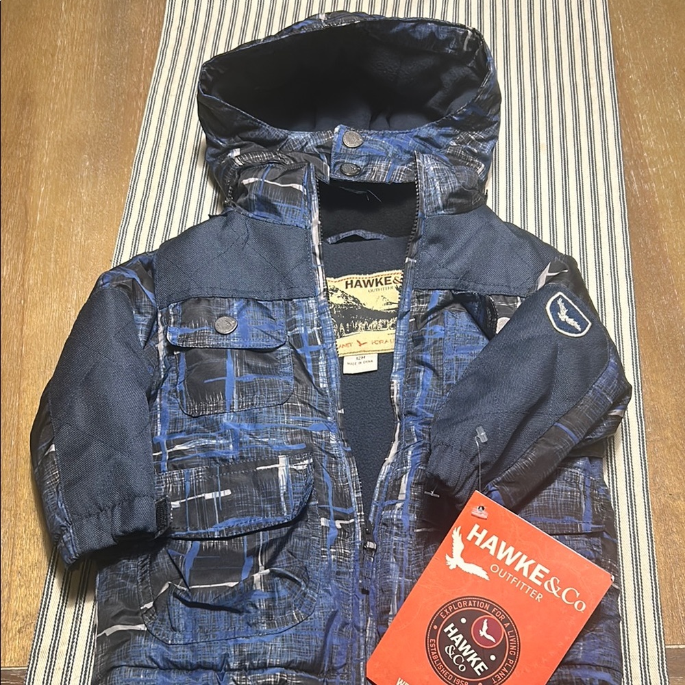 Hawke & Co Kids Blue Jacket